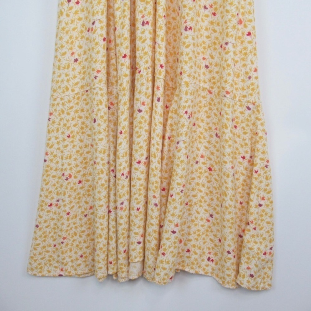 FREE PEOPLE In Full Bloom Fall Floral Midi Dress Women's Size XS midi‎ - Picture 7 of 13